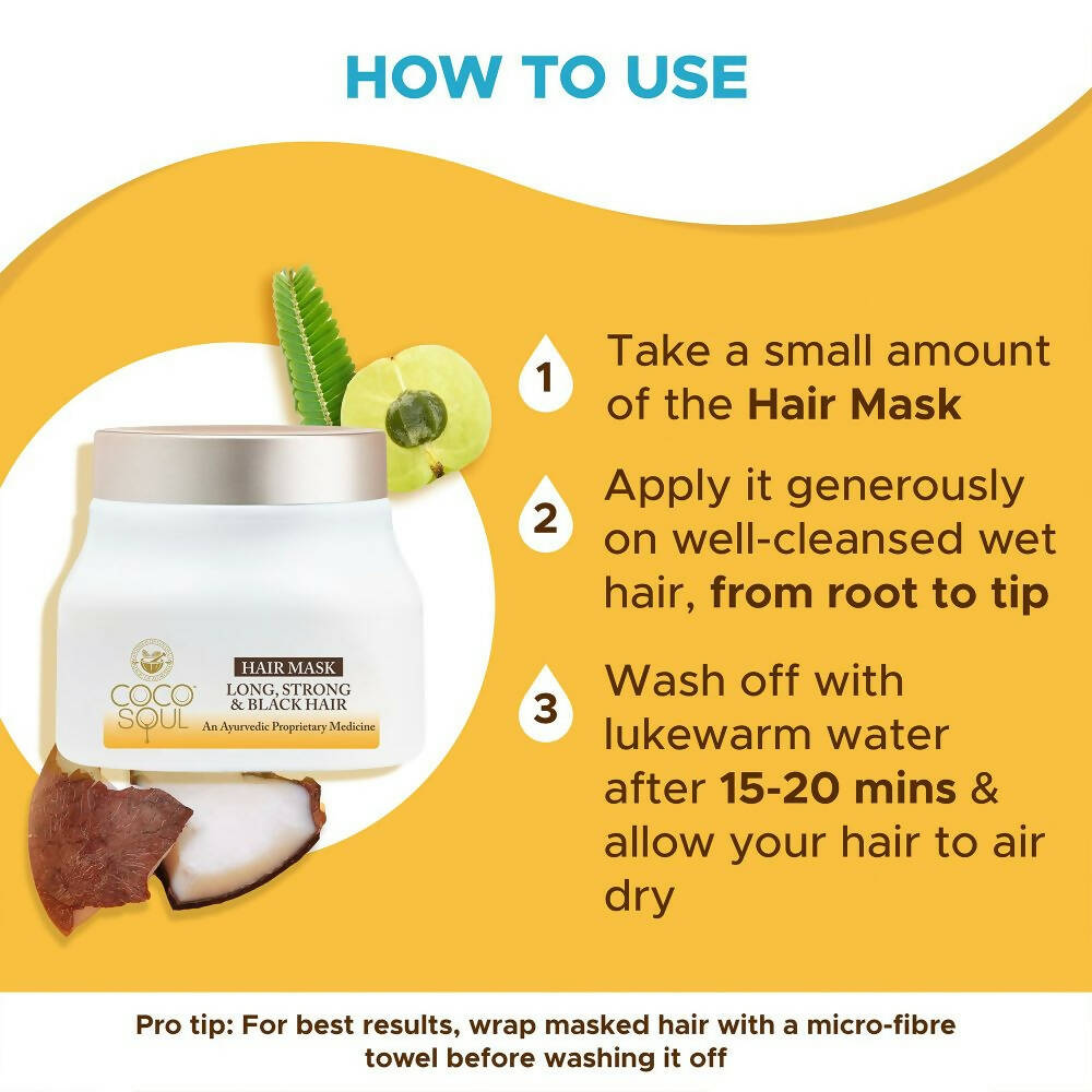 Coco Soul Hair Mask Long Strong & Black Hair | Grocsy