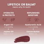 NY Bae Velvet Mousse Liquid Lipstick - Brown Girl Brown 10 | Grocsy