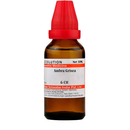 Dr. Willmar Schwabe India Ambra Grisea Dilution | Grocsy