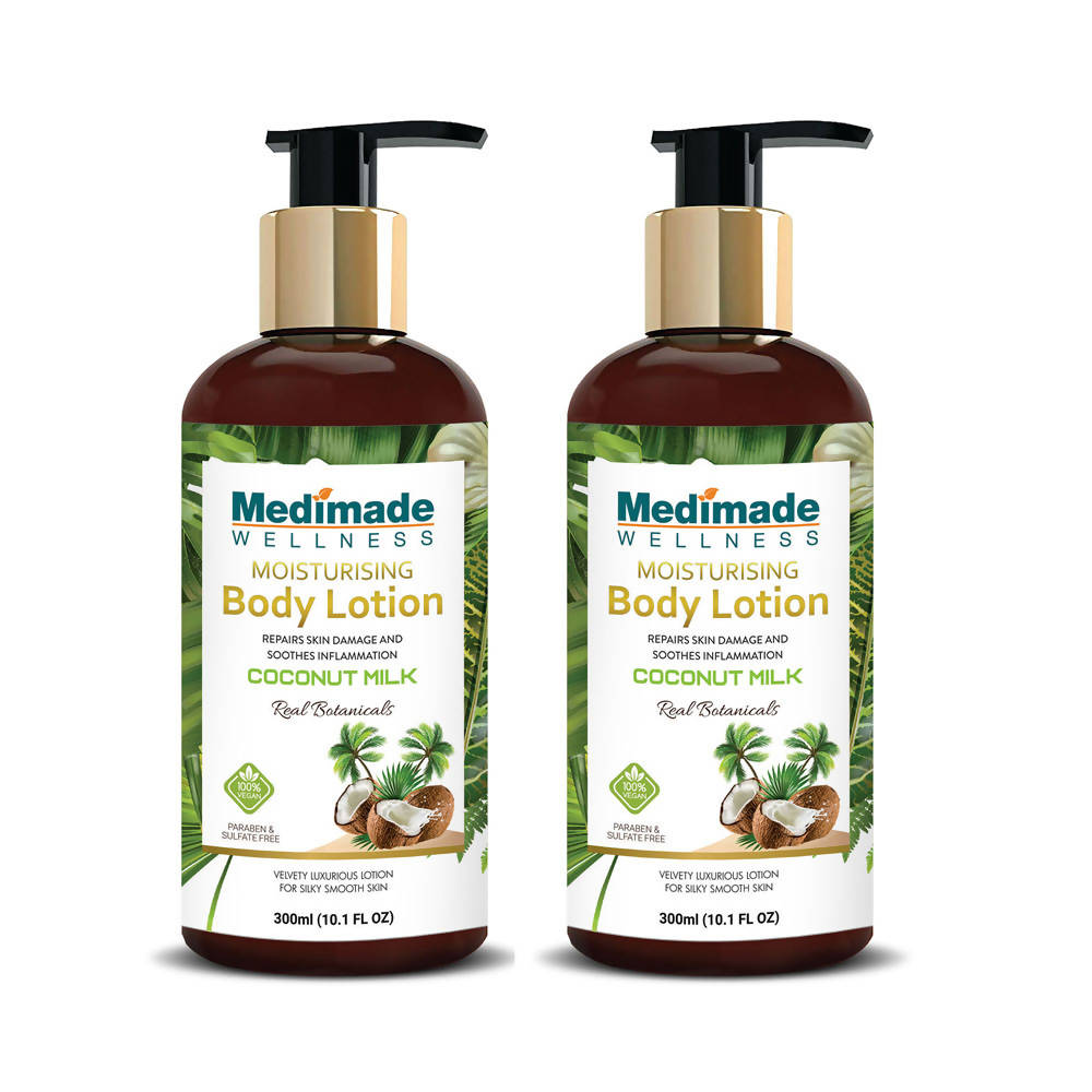 Medimade Wellness Moisturising Body Lotion With Coconut Milk | Grocsy