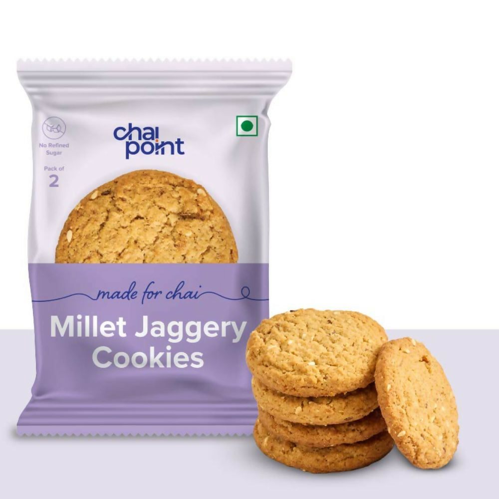 Chai Point Millet Jaggery Cookies | Grocsy
