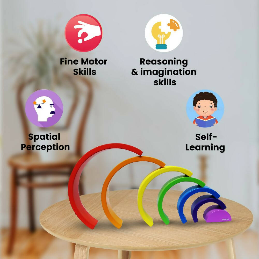 Matoyi Penguin Bowling Pin & Rainbow Stacker Combo | Grocsy
