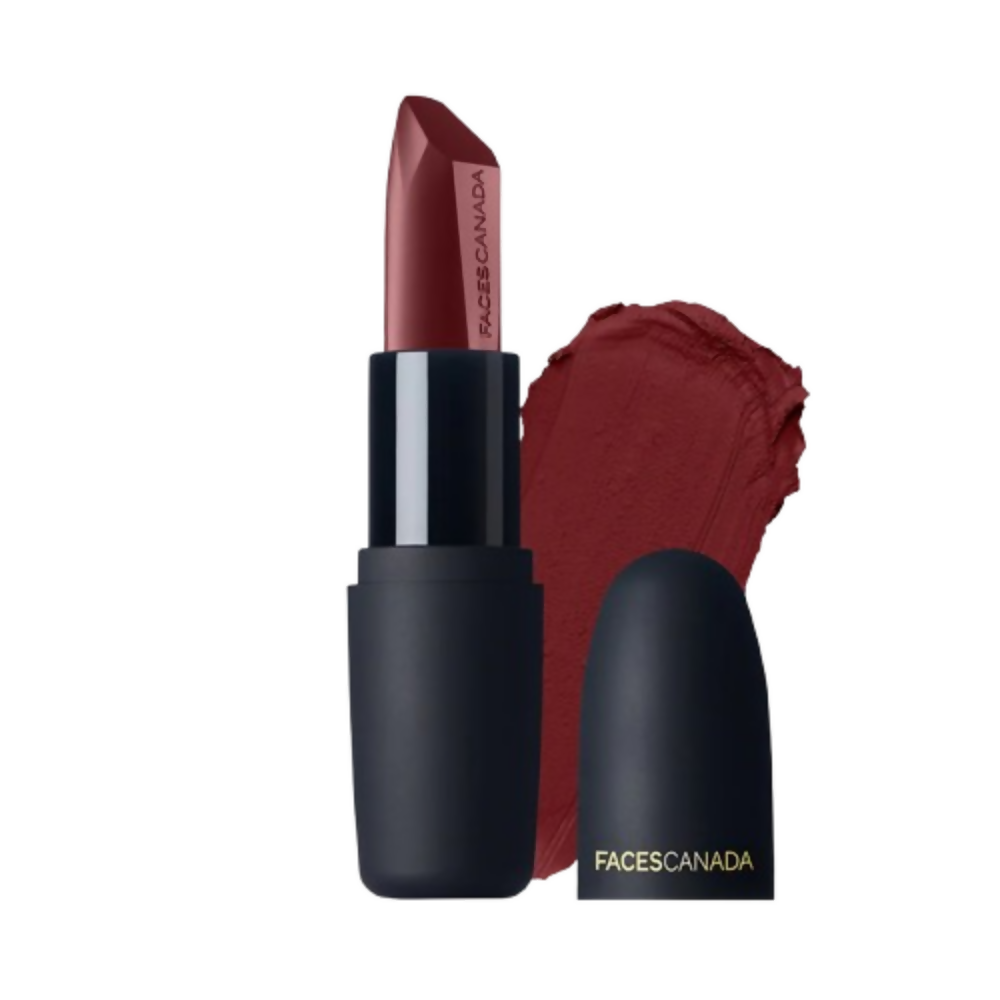 Faces Canada Weightless Matte Finish Lipstick - Wine Rouge 30 | Grocsy