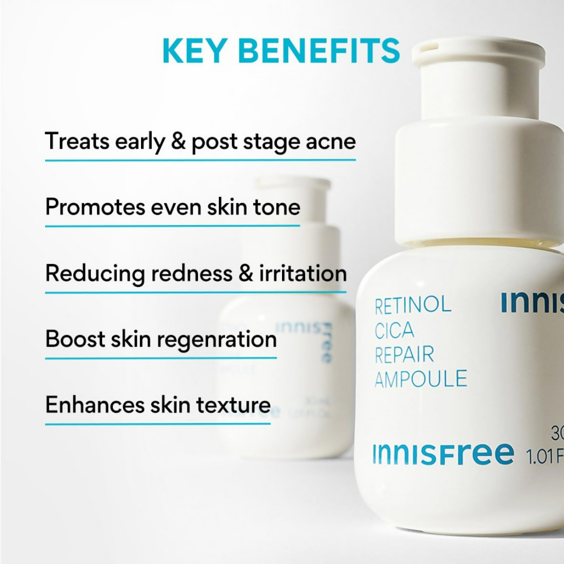 Innisfree Retinol Cica Clear Ampoule Combo | Grocsy