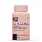 SheNeed Hair, Skin & Nails Vitamins Capsules | Grocsy