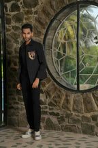 Stirrup Black Shacket by Hilo Design | Grocsy