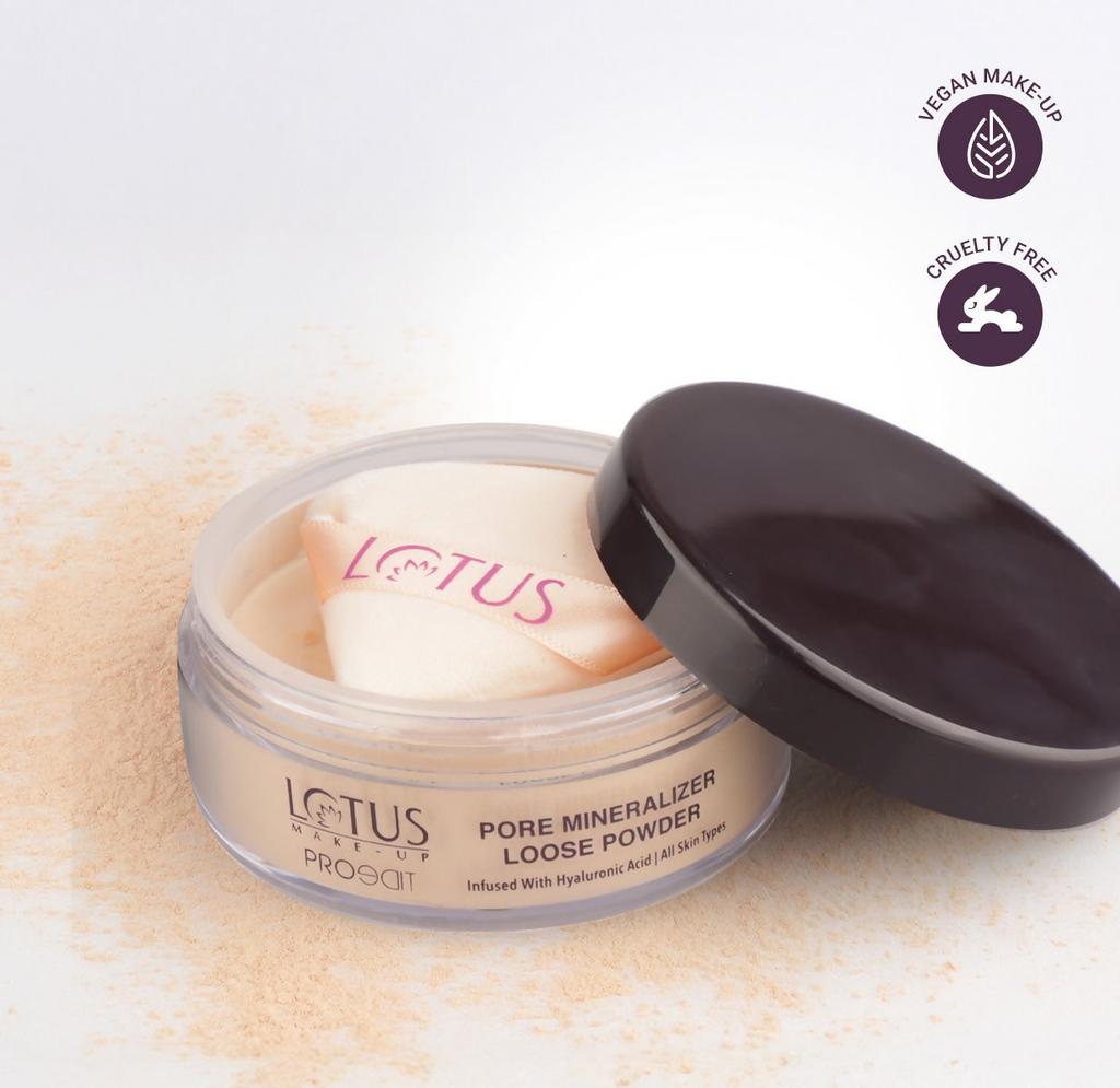 Lotus Make Up Proedit Pore Mineralize Loose Powder - 01 Vanilla | Grocsy