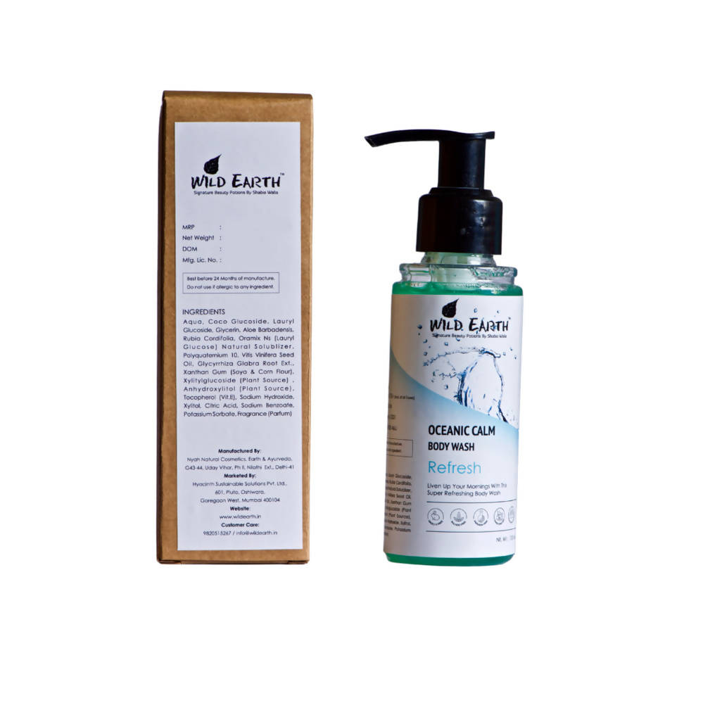 Wild Earth Oceanic Calm Body Wash | Grocsy