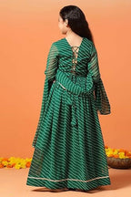 Joban Fashion Girl's Green Color Lehenga Choli | Grocsy