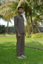 Azure Brown Shacket by Hilo Design | Grocsy