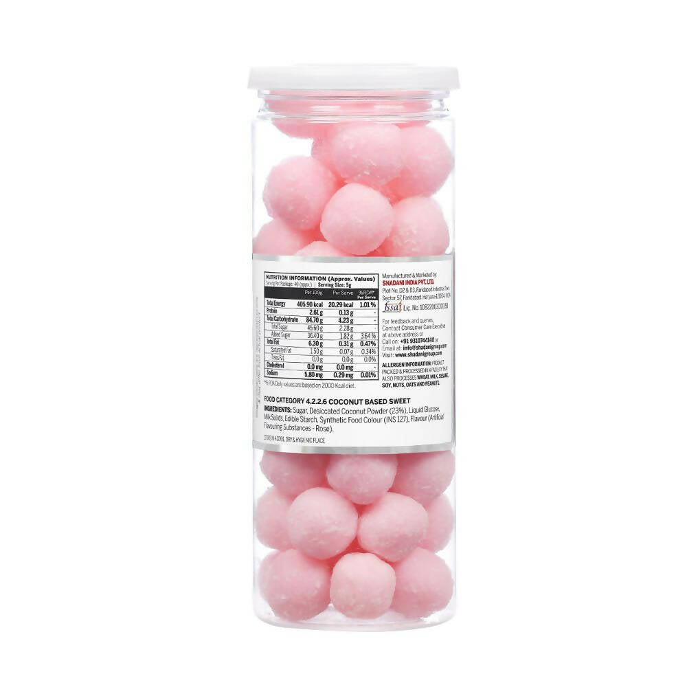 Shadani Coconut Rose Peda | Grocsy
