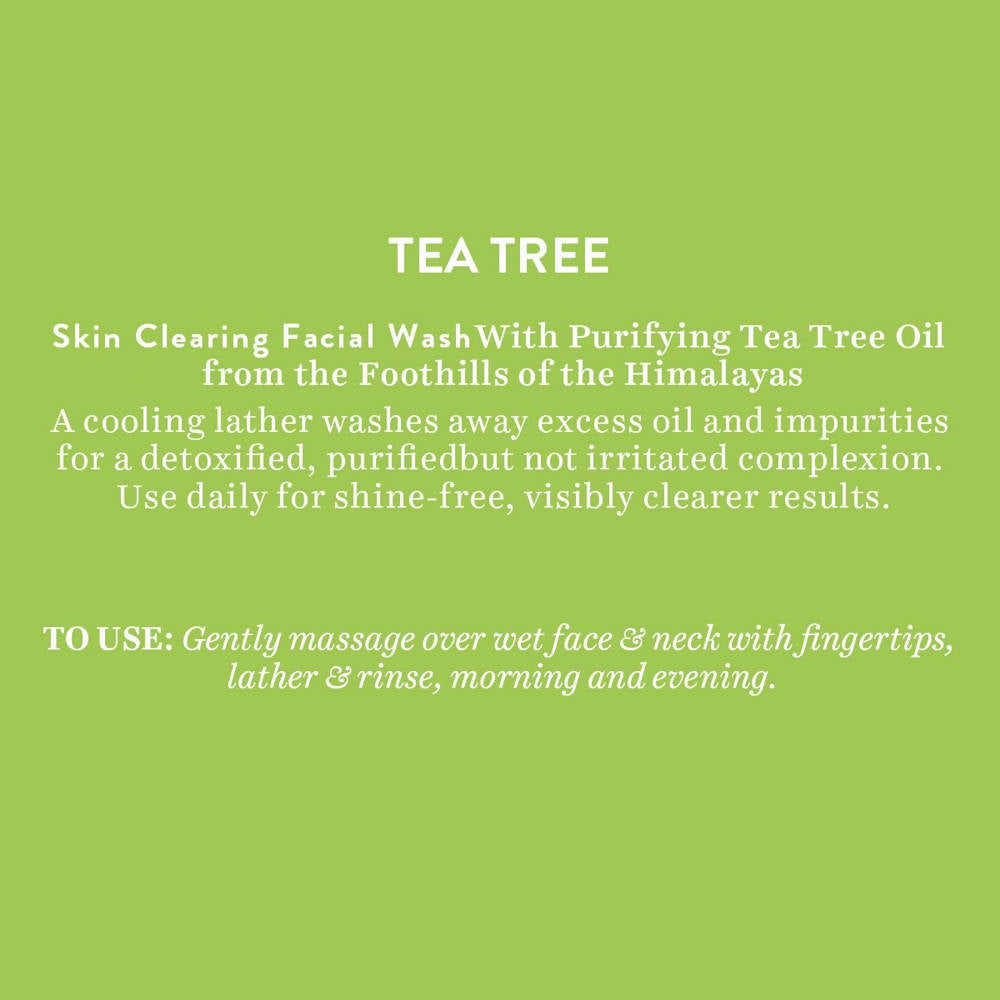 Biotique Advanced Organics Tea Tree Skin Clearing Facial Wash | Grocsy