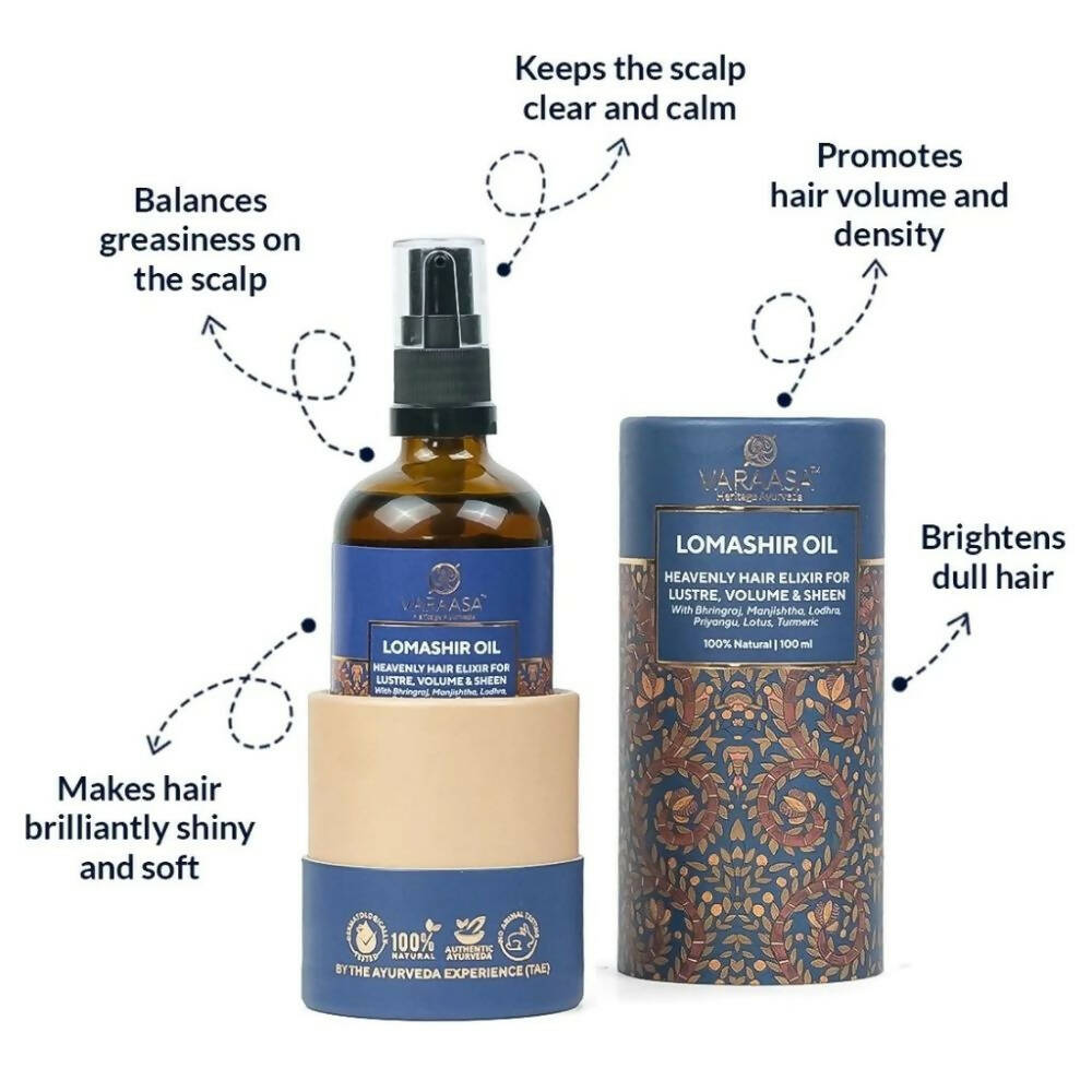 Varaasa Lomashir Lustre Lift Hair Oil | Grocsy