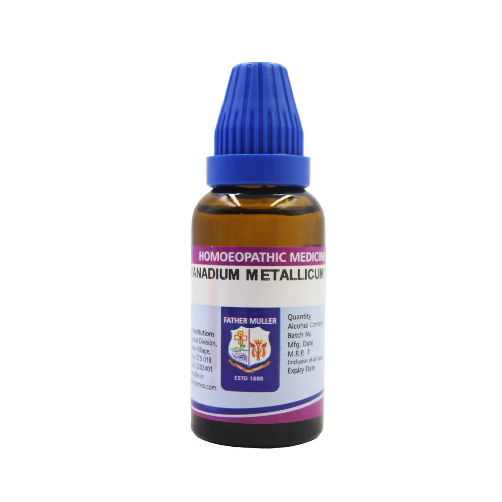 Father Muller Vanadium Metallicum Dilution | Grocsy
