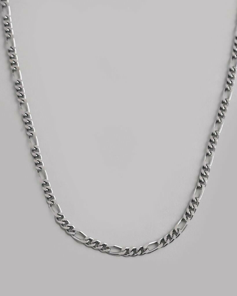 VOJ Silver Plated Cuban Link Chain | Grocsy