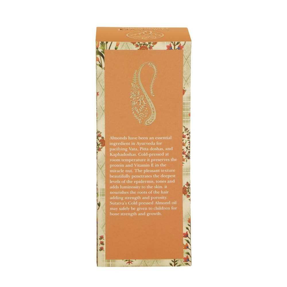 Sutatva Cold Pressed Almond Oil | Grocsy