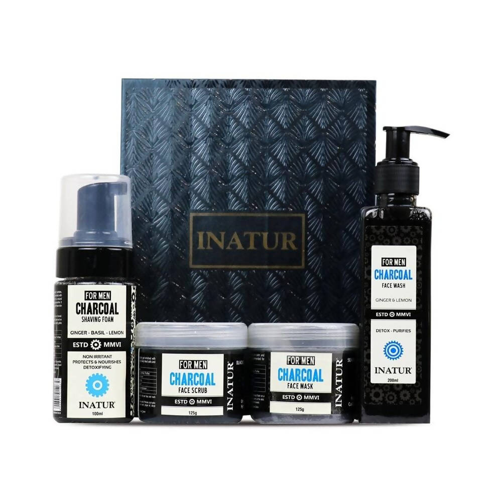 Inatur Charcoal Hamper for Men | Grocsy