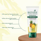 Biotique Bio Pineapple Oil Control Foaming Face Wash | Grocsy