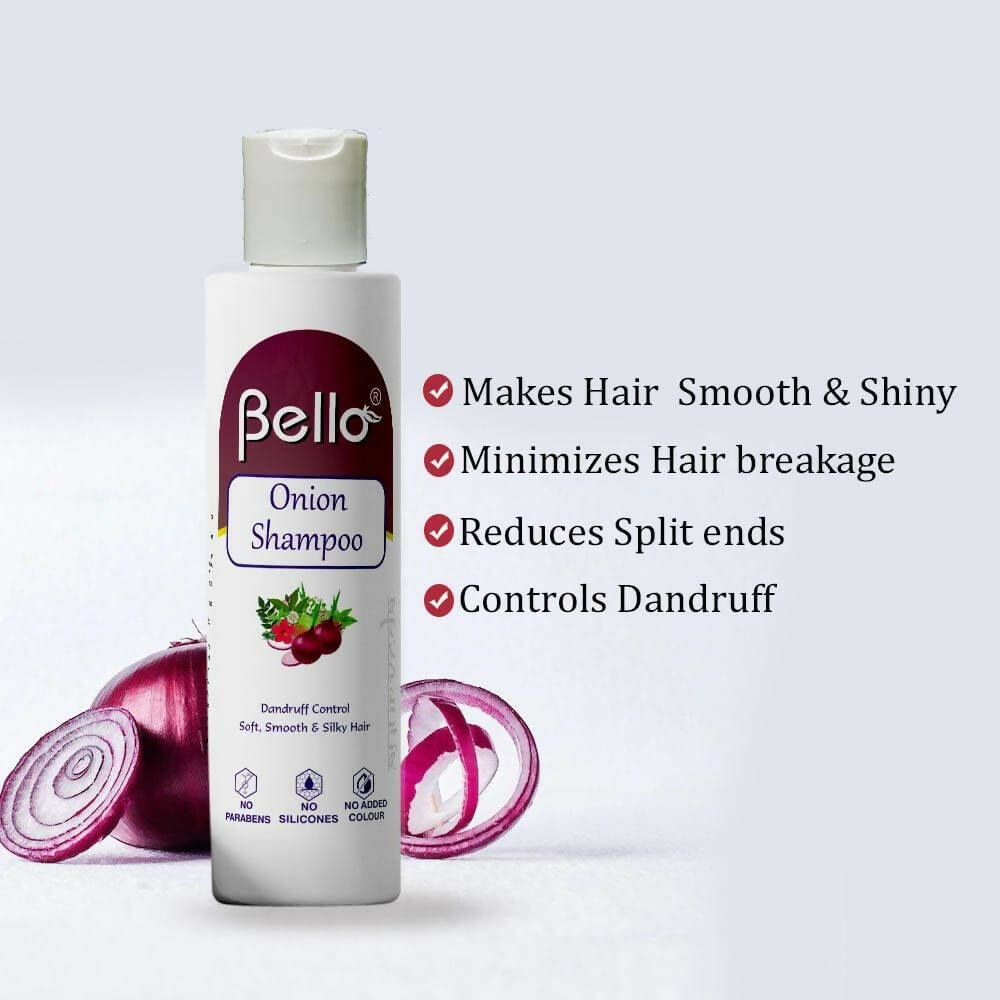 Bello Herbals Onion Shampoo | Grocsy