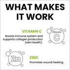 Sprowt Plant Based Vitamin C + Zinc Capsules | Grocsy