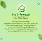 LuvLap Plant Based 99% Pure Water Extra Thick Unscented Baby Wipes | Grocsy