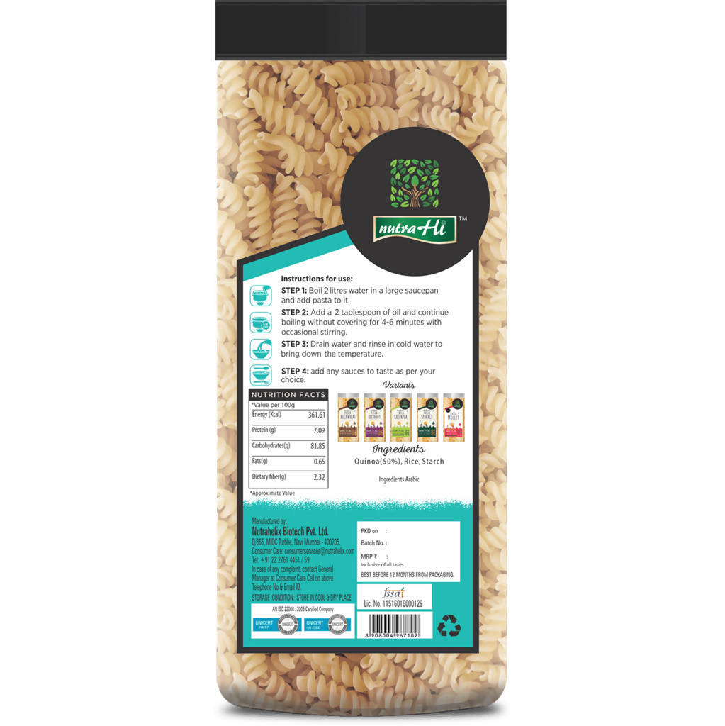 NutraHi Gluten-Free Pasta Rich Quinoa | Grocsy