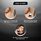 Bella Vita Intense Natural Underarm Roll On Deodorant for Men | Grocsy
