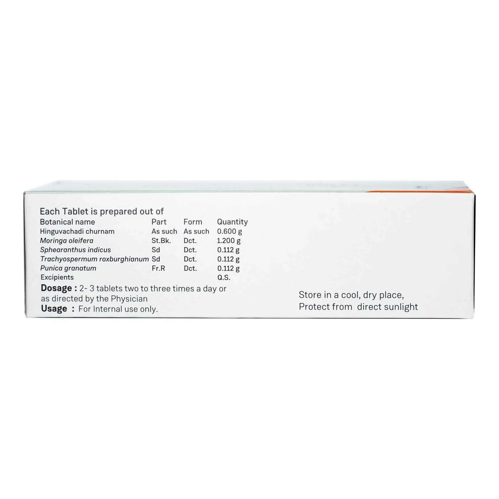 Sitaram Ayurveda Hinguvachadi Tablets | Grocsy