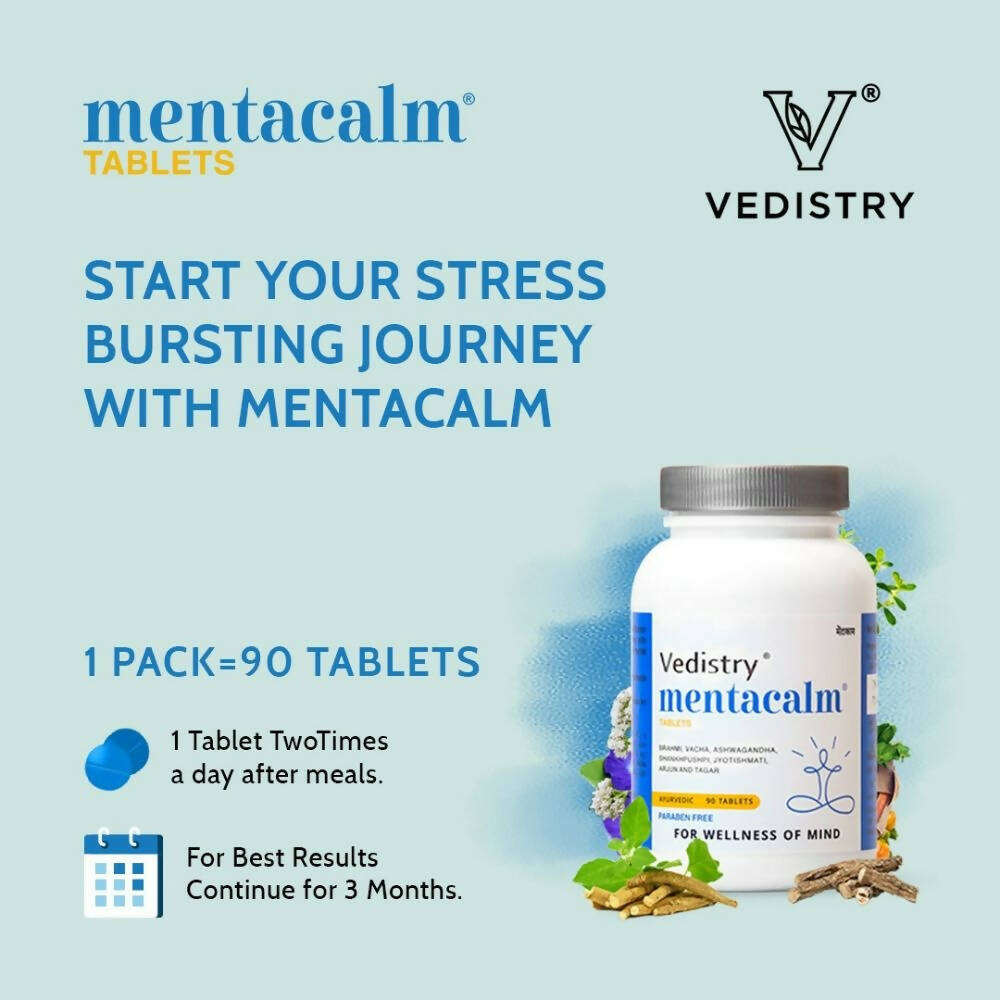 Vedistry Mentacalm Tablets | Grocsy