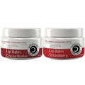 Dermistry Nourishing Cocoa Butter Lip Balm & Strawberry Lip Balm | Grocsy