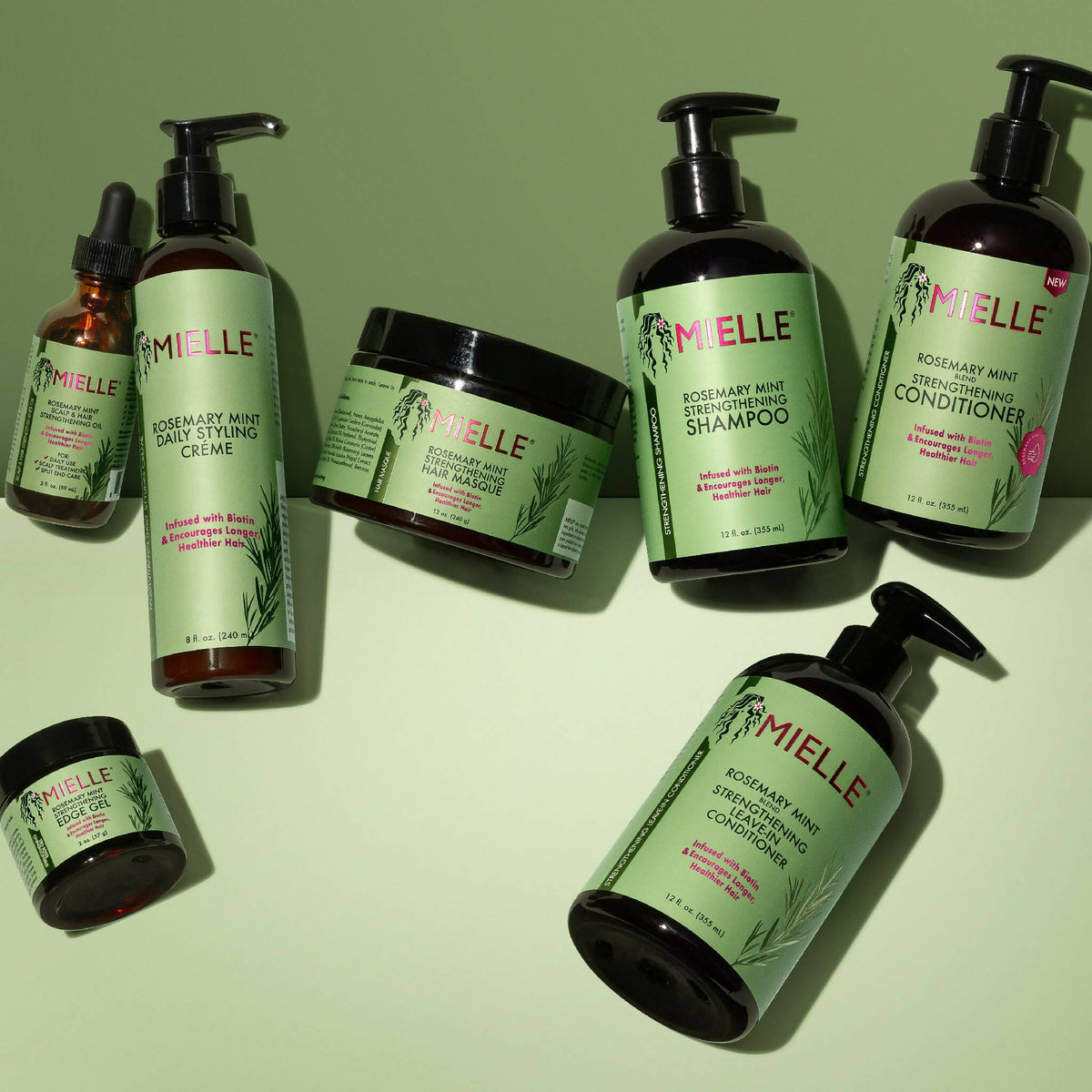 Mielle Rosemary Mint Scalp & Hair Strengthening Oil | Grocsy