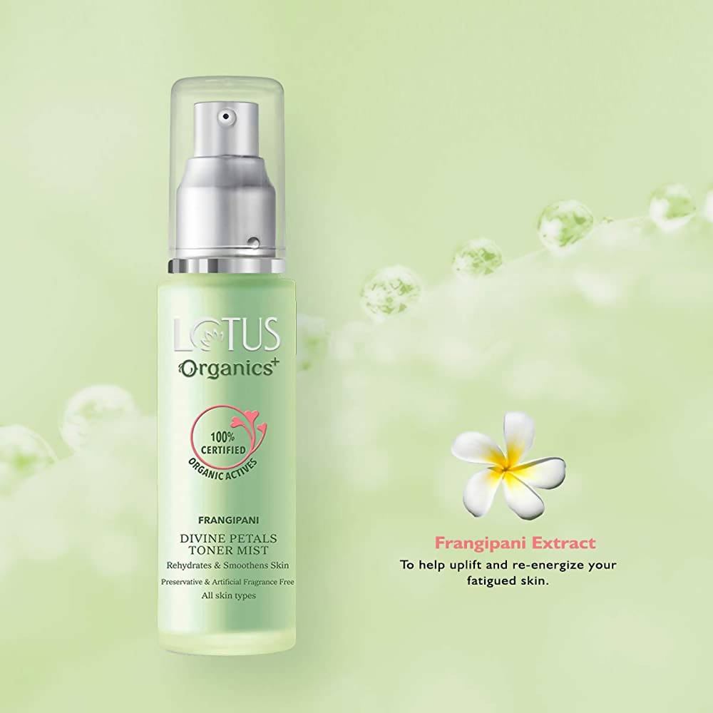 Lotus Organics+ Divine Petals Toner Mist | Grocsy