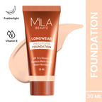 Mila Beaute Longwear Weightless Matte Finish Foundation with SPF 15 - Ivory | Grocsy