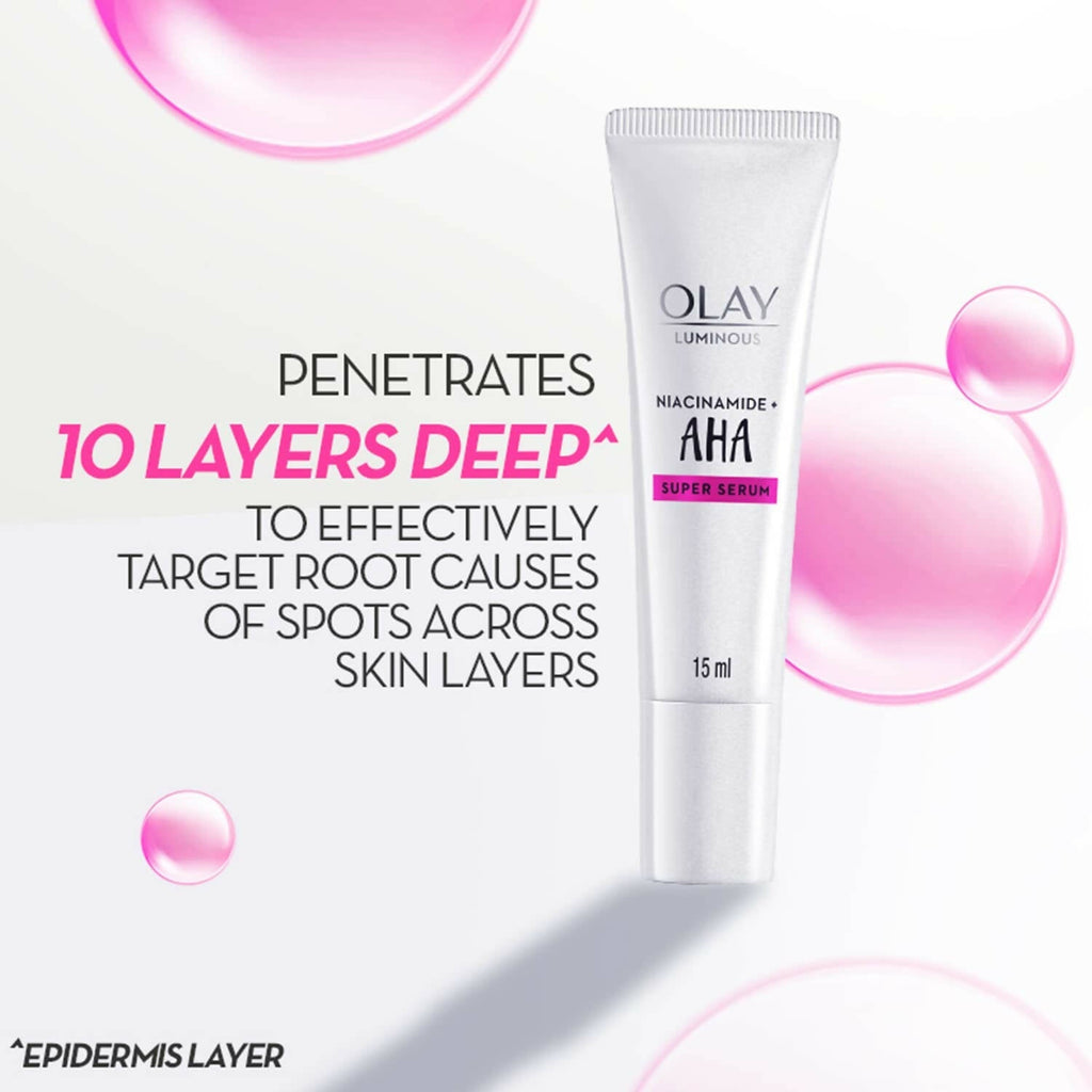 Olay Aha & Niacinamide Super Serum | Grocsy