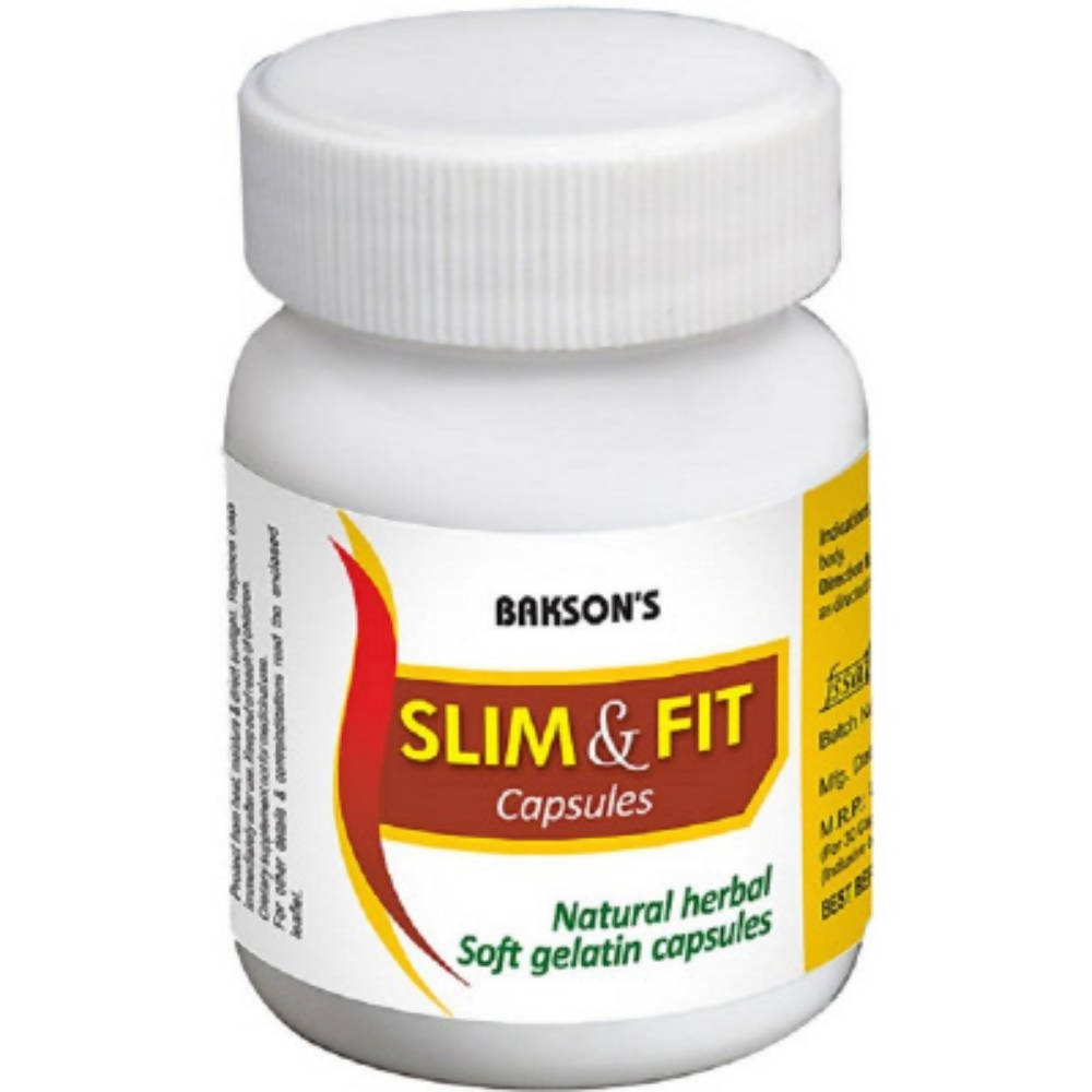 Bakson's Slim & Fit Capsules | Grocsy
