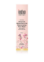 Indya Almond & Wheat Germ Oil Rejuvenating Face Wash | Grocsy