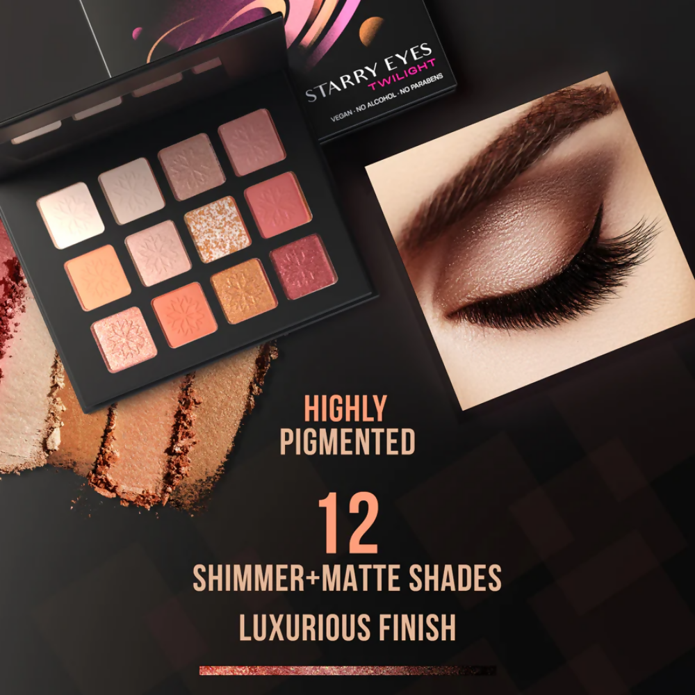 Faces Canada Starry Eyes Eye Shadow Palette - Twilight | Grocsy