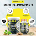 Divya Shree Musli X-Power Capsule, Powder Combo | Grocsy