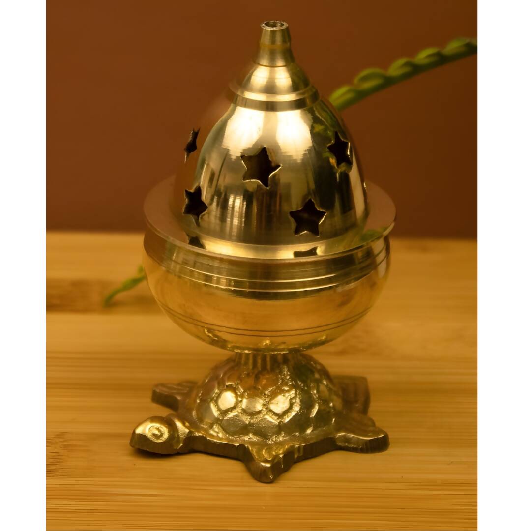 Spillbox Gold-Toned Brass Kachua Goblet Diyas Pooja Essential | Grocsy
