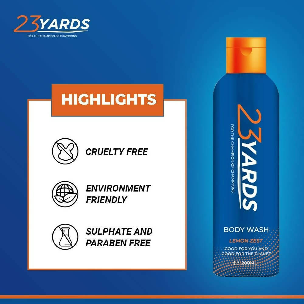 23 Yards Men Body Wash | Grocsy