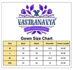 Vastranavya Purple Faux Blooming With Sequins Multithreaded Beads Embroidered work Gown | Grocsy