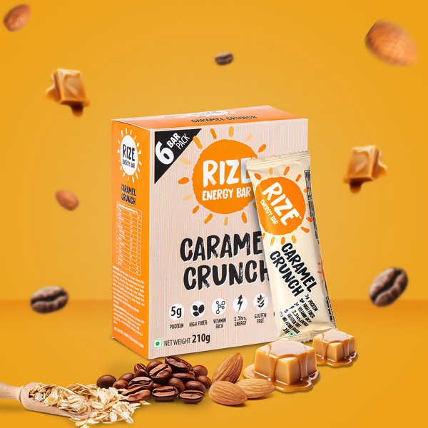 Rize Energy Bar Caramel Crunch | Grocsy