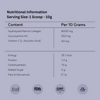 Inja Fit Marine Collagen For Skin Joints And Muscles With Vit C & Glucosamine - Chocolate Flavour | Grocsy