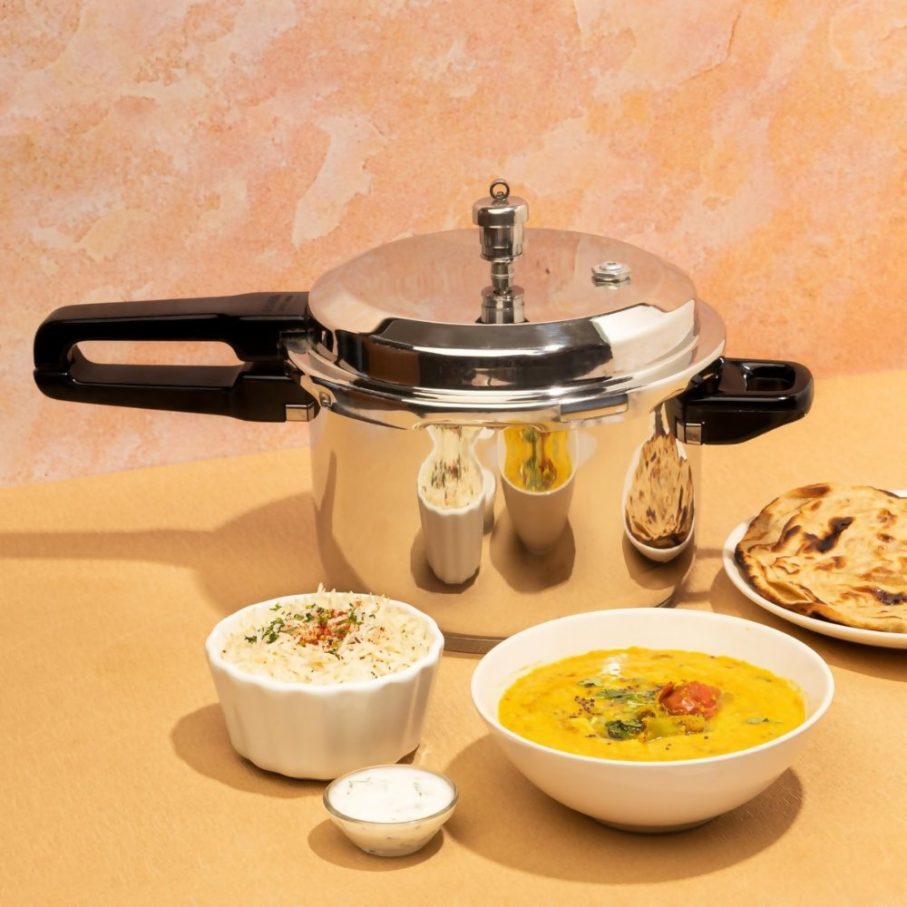 Vinod Stainless Steel Pressure Cooker Outer Lid | Grocsy