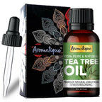 Aromatique Tea Tree Essential Oil for Skin Acne, Hair | Grocsy
