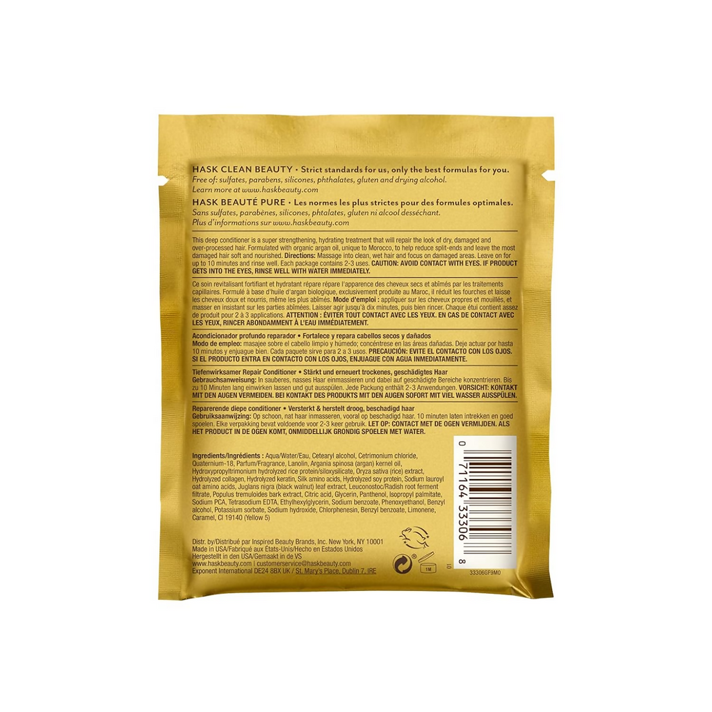 HASK Argan Oil Repairing Deep Conditioner | Grocsy