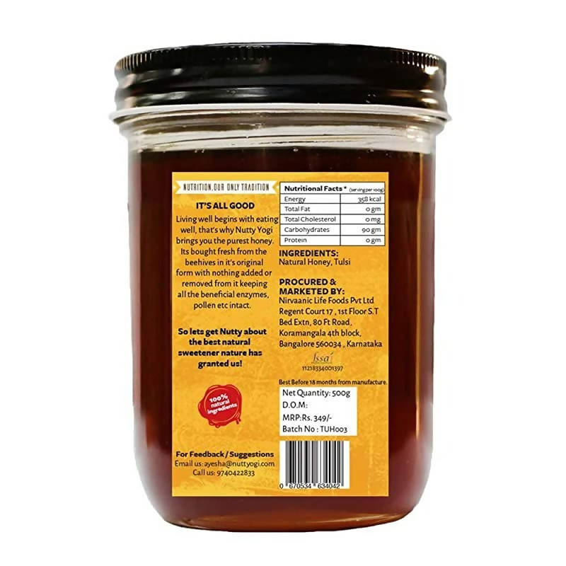 Nutty Yogi Tulsi Honey | Grocsy
