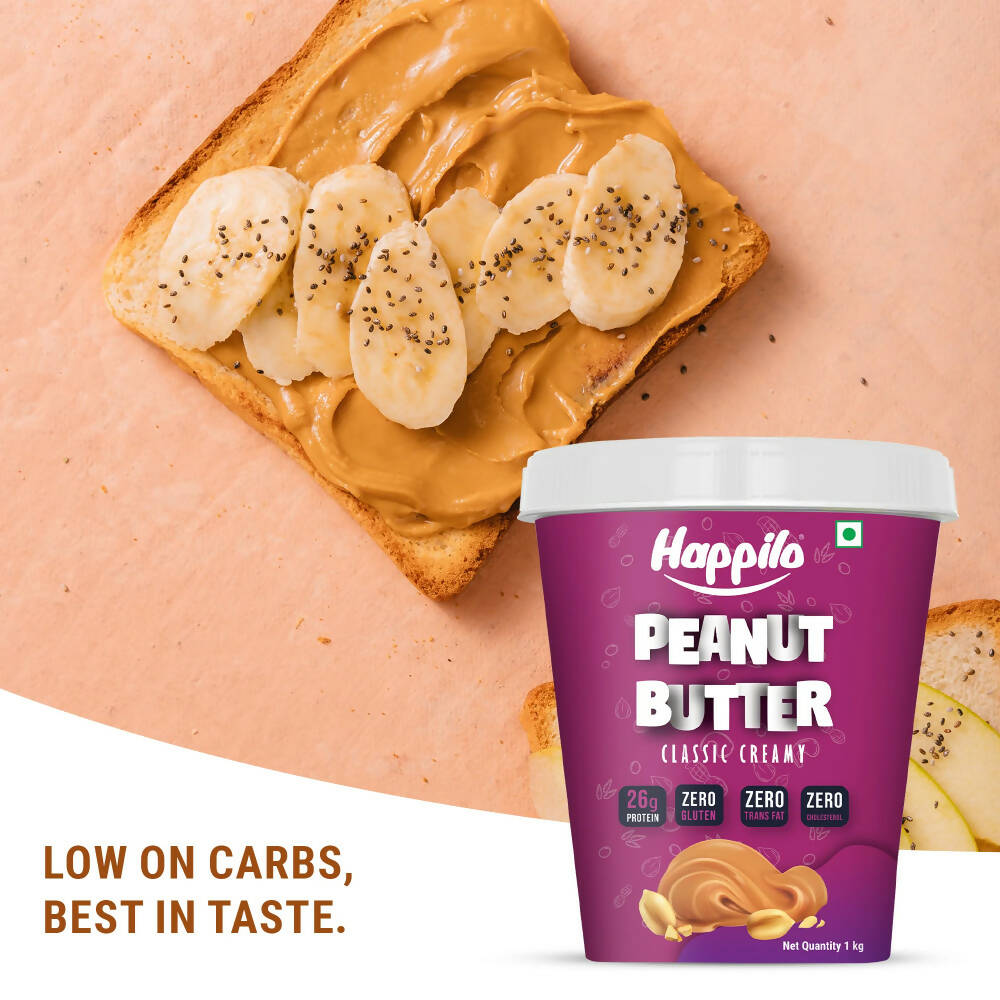 Happilo Classic Peanut Butter Creamy | Grocsy