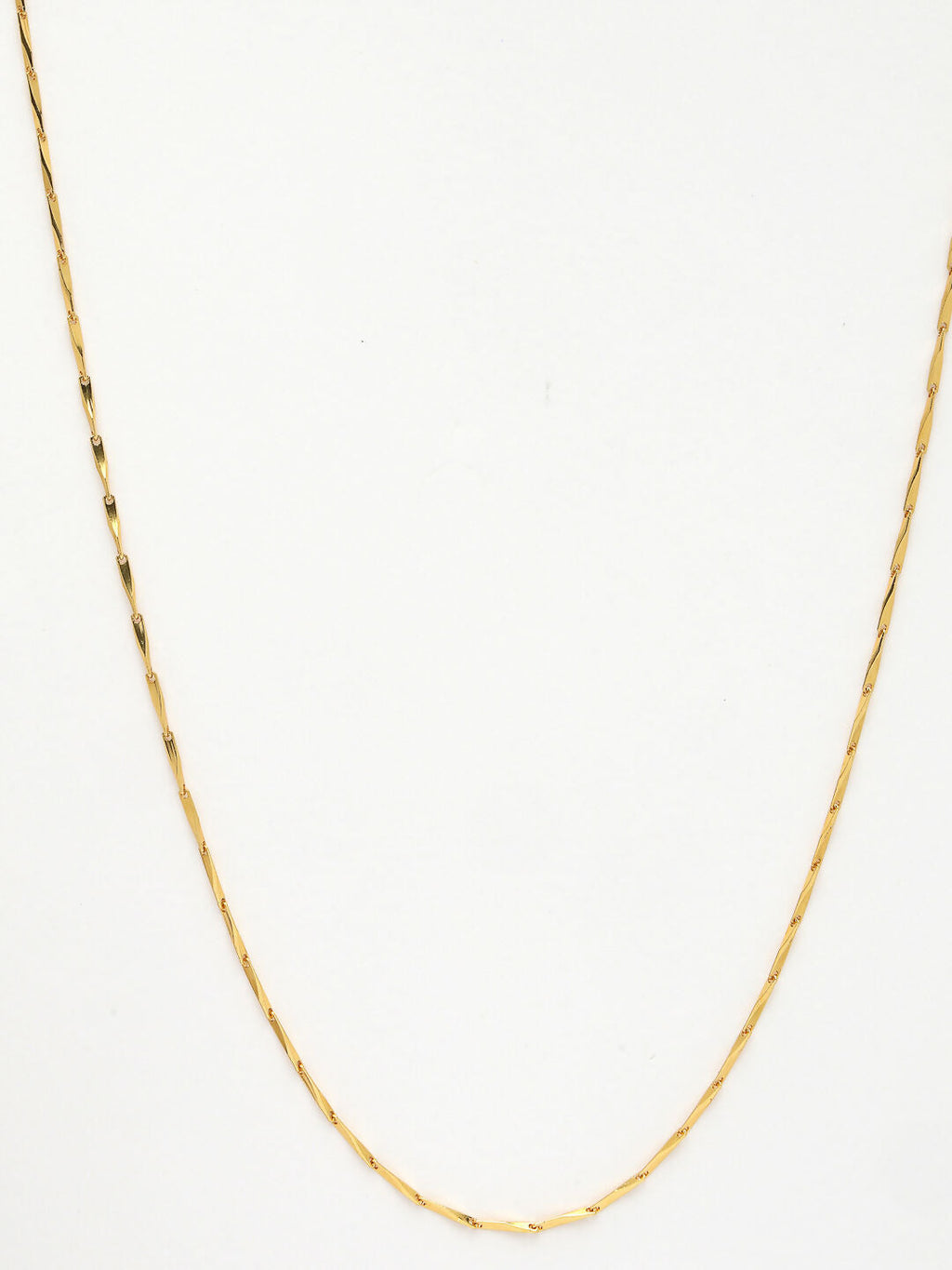 NVR Women's Gold-Polished Minimal Chain | Grocsy