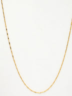NVR Women's Gold-Polished Minimal Chain | Grocsy